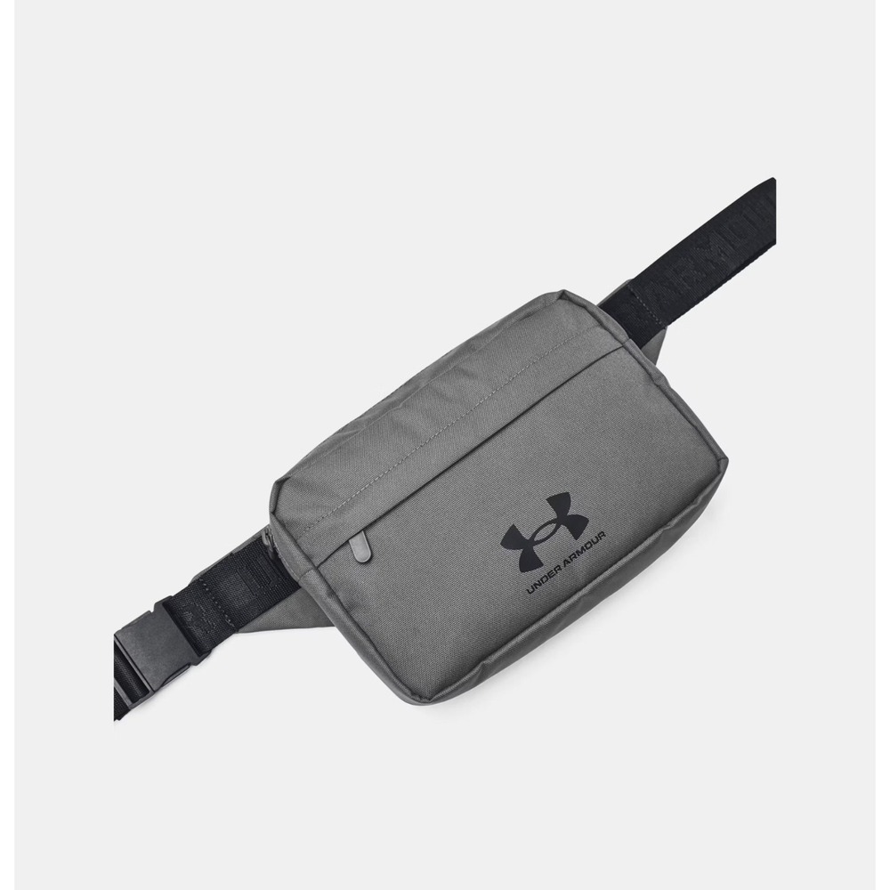 Under Armour UA Essential Lite Waist Bag/Crossbody Sling Castlerock Gray/Black